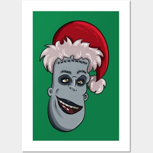 Frankenstein Claus Posters and Art